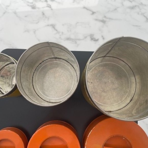 3 San Francisco Counterpoint Metal Canister Set Vintage (Japan) - Picture 10 of 10